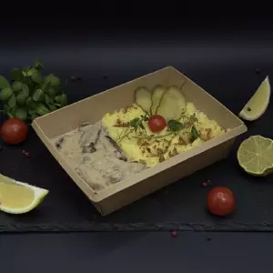 Бефстроганов из говядины с картофельным пюре