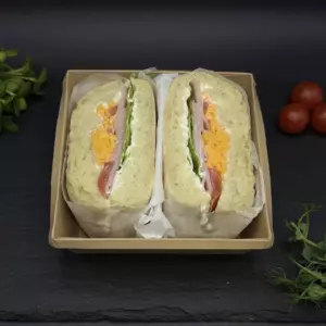 Чиабатта с ветчиной и сыром, 230гр